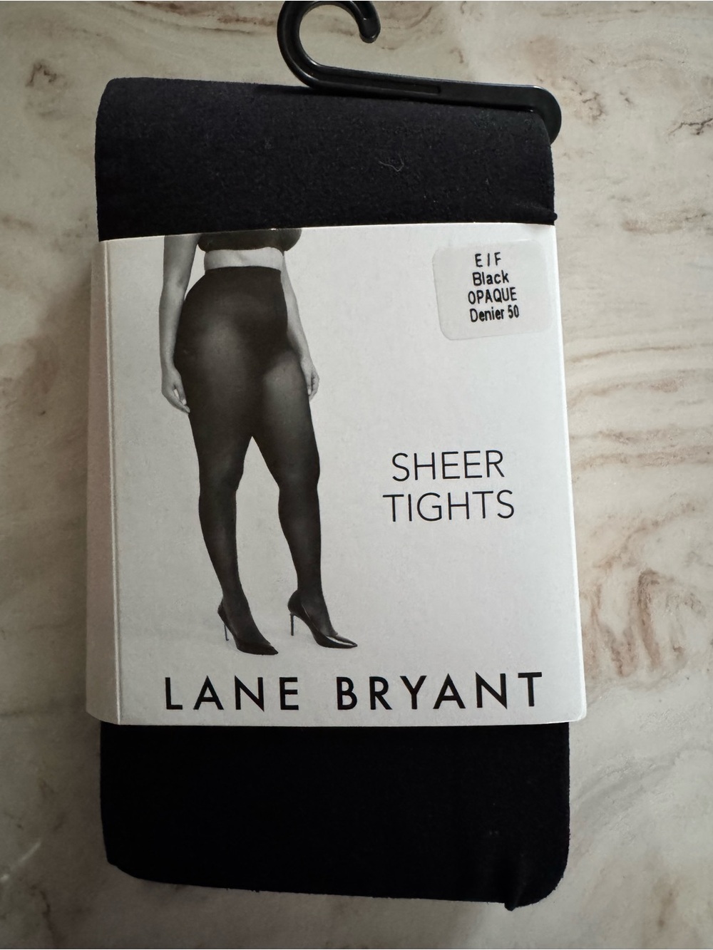 Lane Bryant Black Sheer Tights